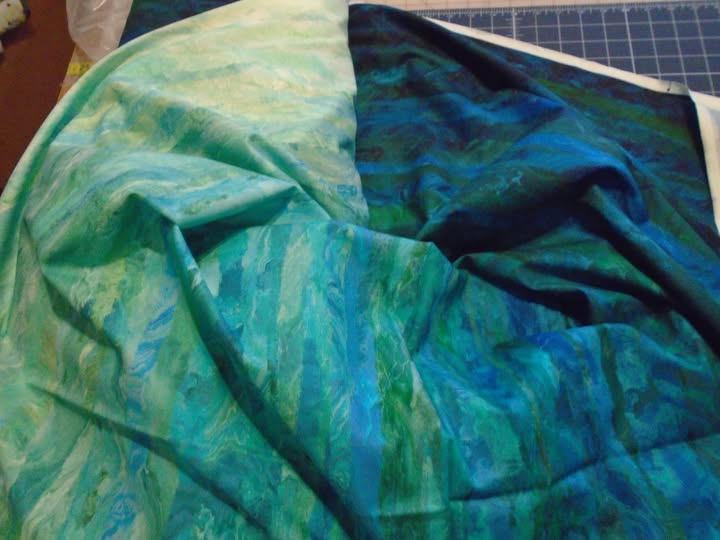 Tranquil Waters Dark blue multi