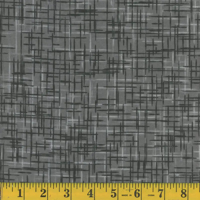 Flannel Linen Look - Poppy Seed ( dark grey )
