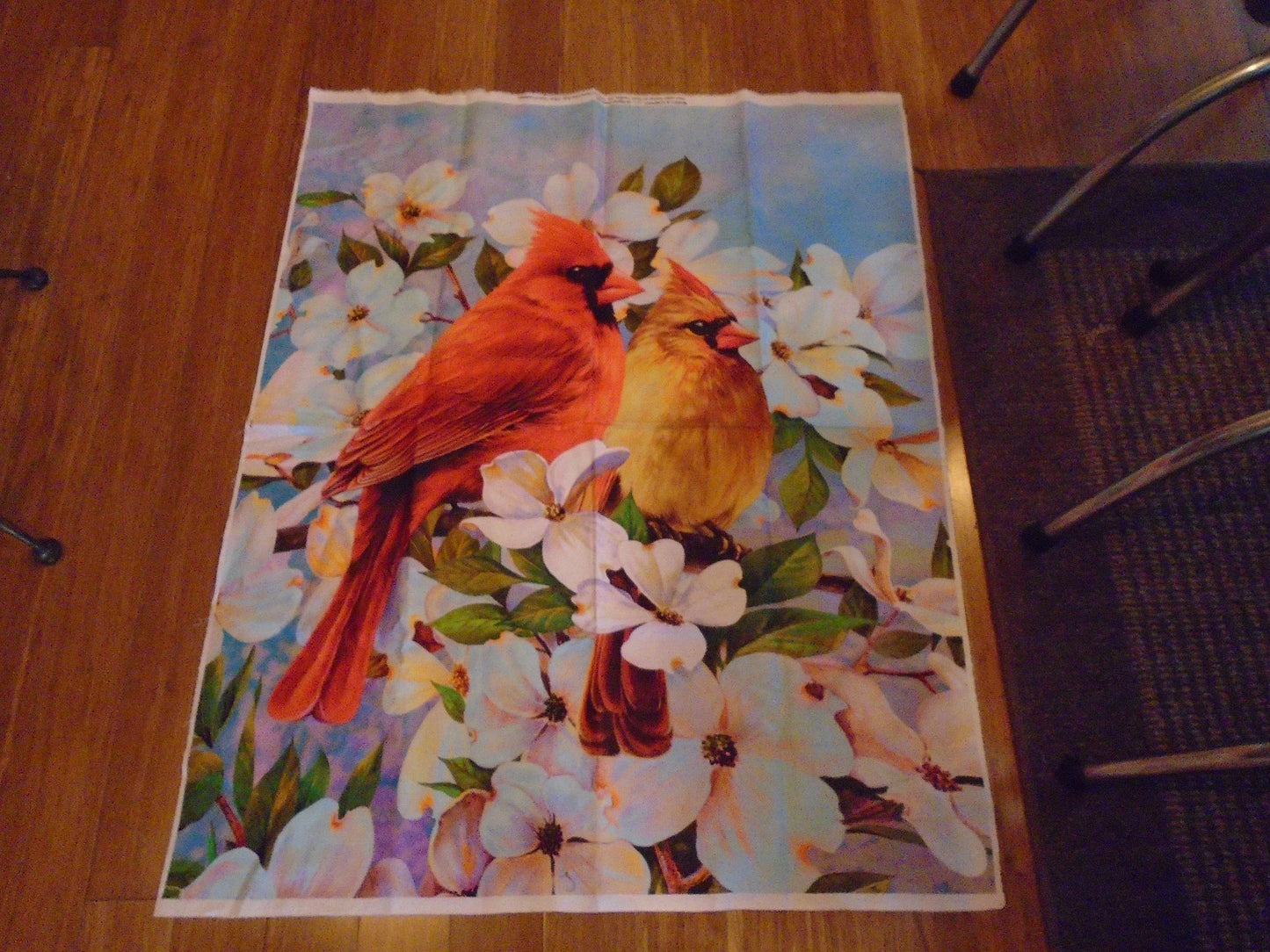 Picture of Cardinal Panel two birds