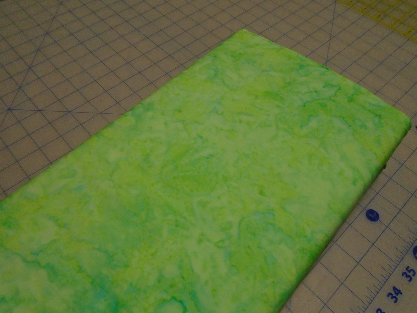 Batiks/ yellow green