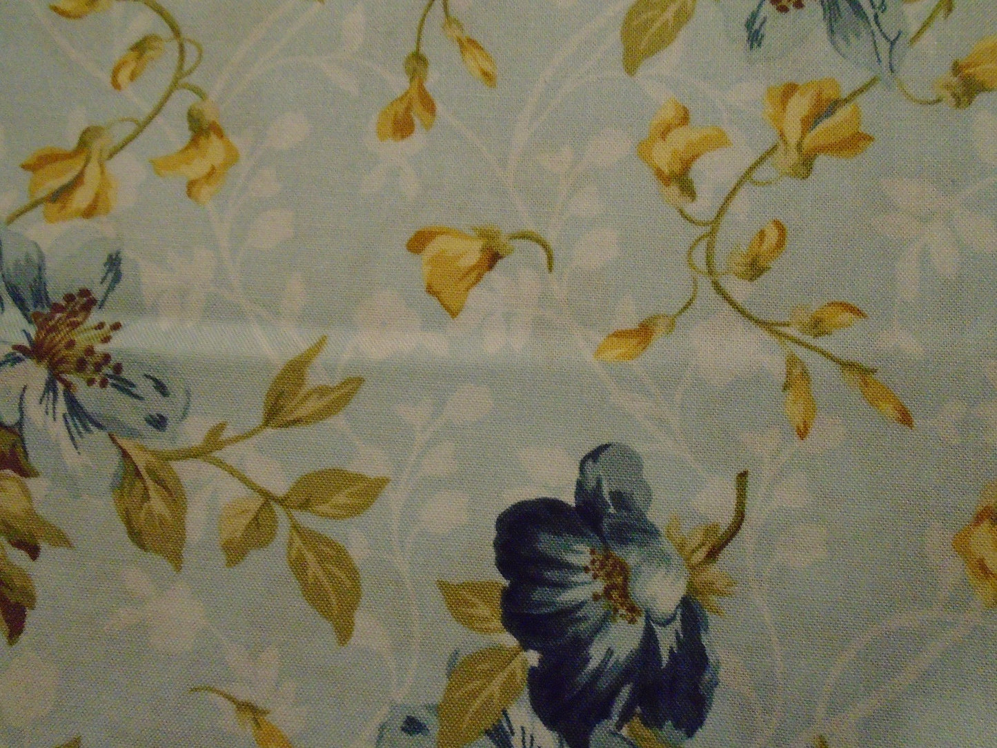 English country side/ blue back ground