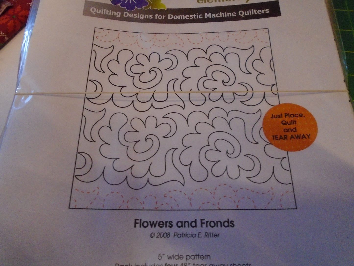 Tear away designs - Flowers and Fronds