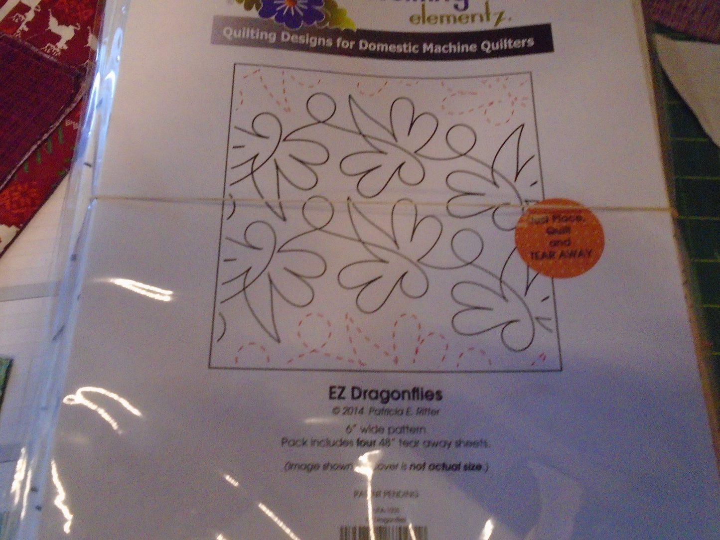 Tear Away Designs - EZ dragon flies