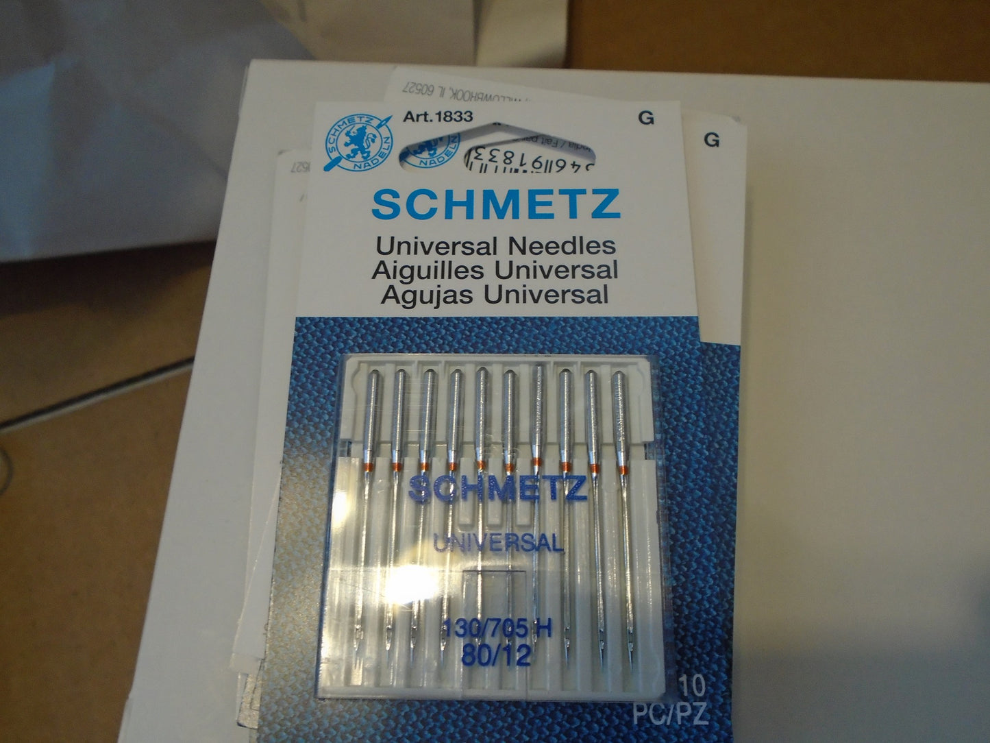 Schmetz sewing machine needles