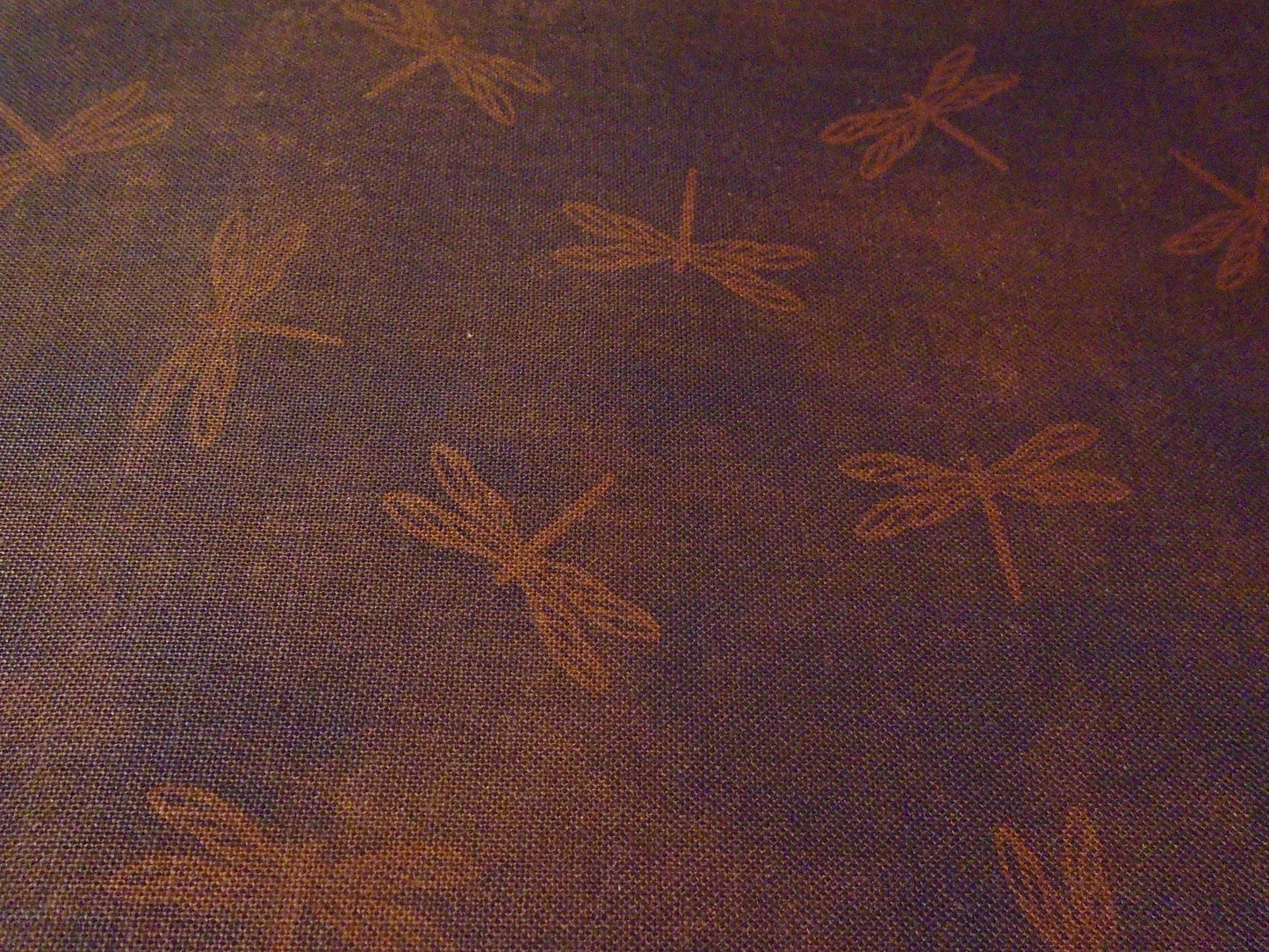 Batiks/brown/ dragonfly