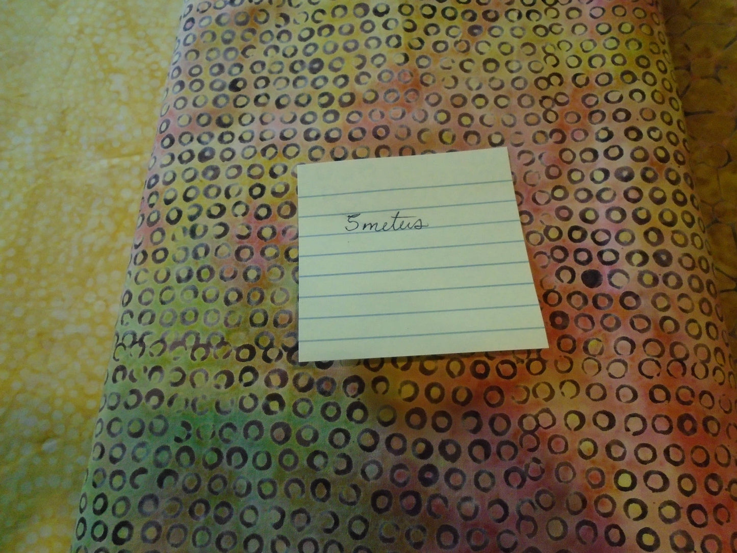 Batiks/ Multi brown circle