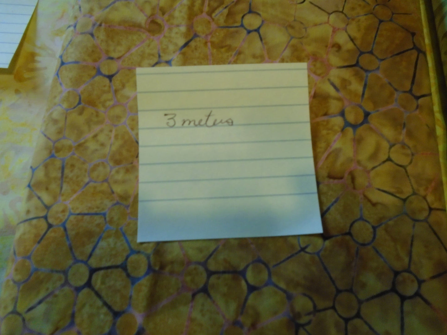 Batik/light brown floral