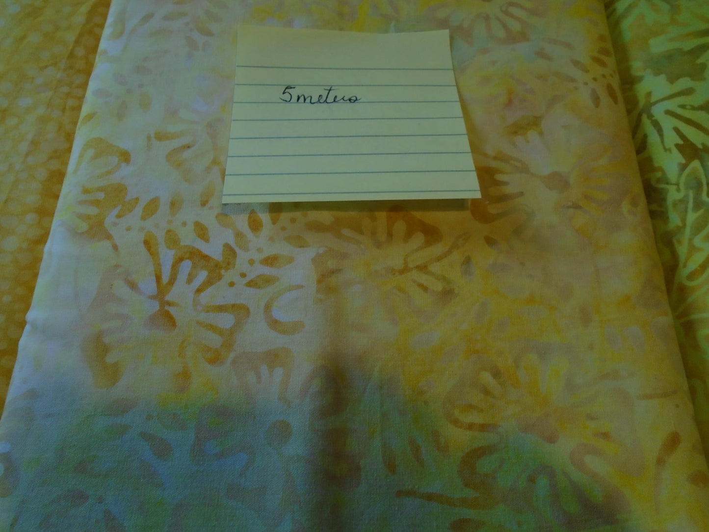 Batiks /yellow /gold