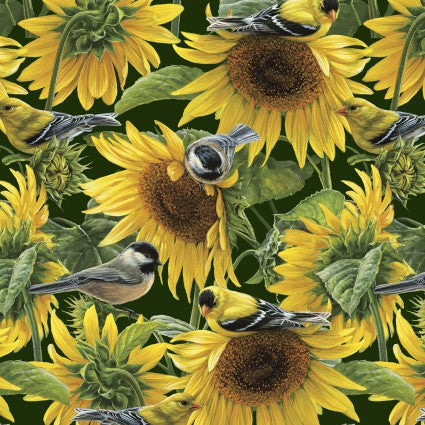 Farm Life sunflower & birds
