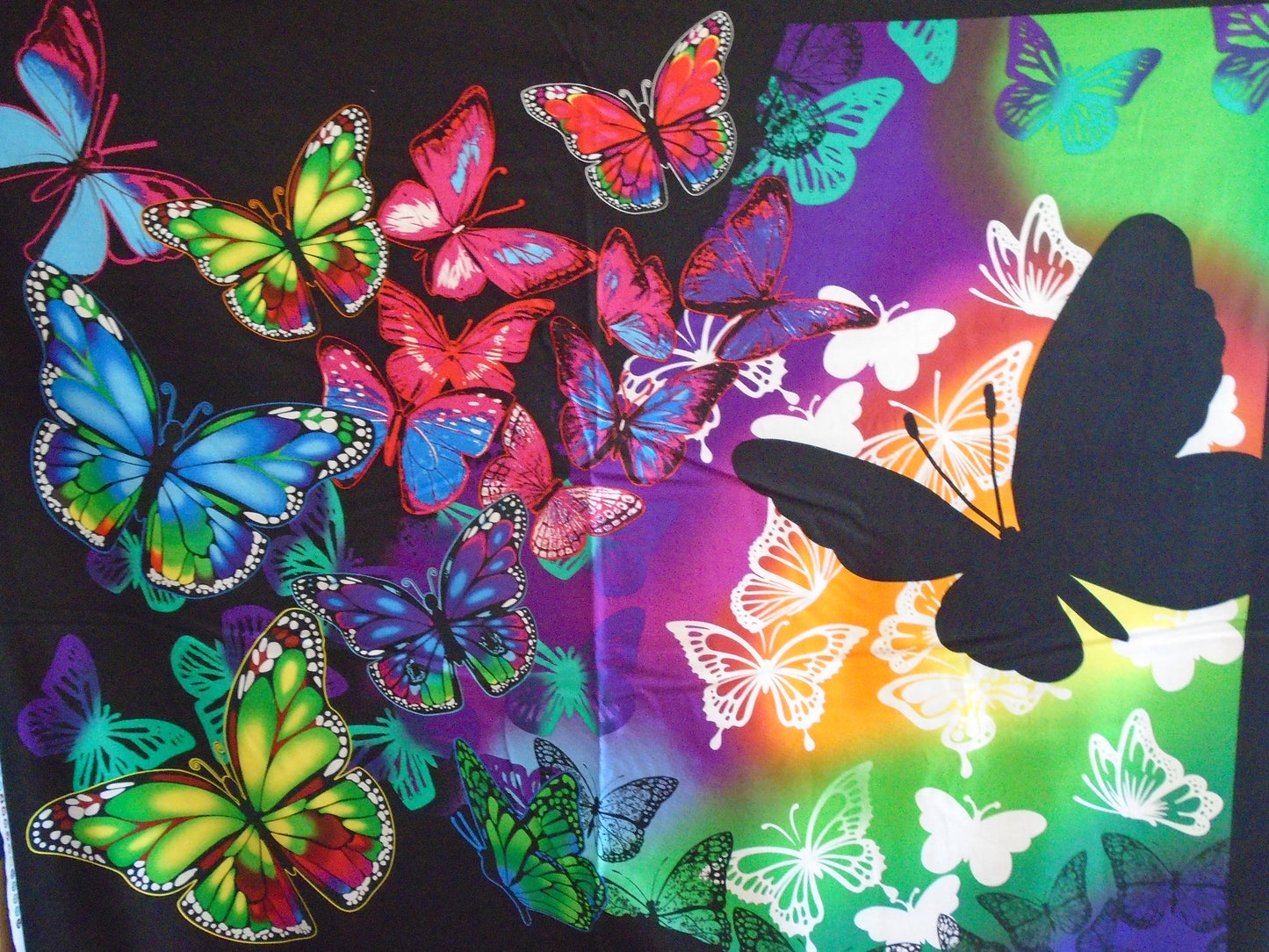 Butterflys in flight panel
