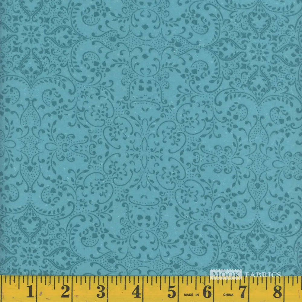 Teal Flannel wide backing