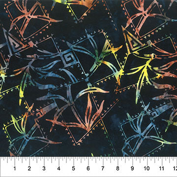 Jungle Bamboo screen  Black multi