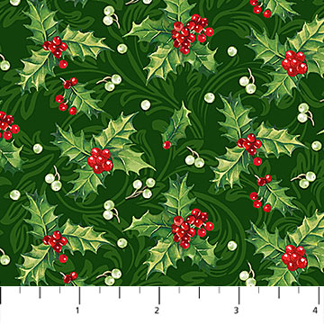 Yuletide Traditions Green Multi