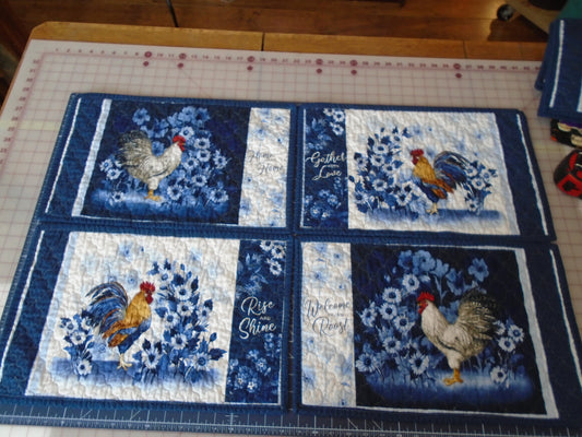 Home to Roost  Place mat set