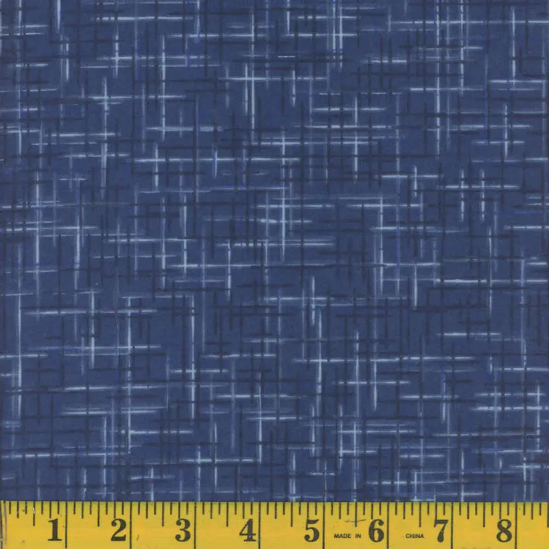 Flannel Linen look - True Navy