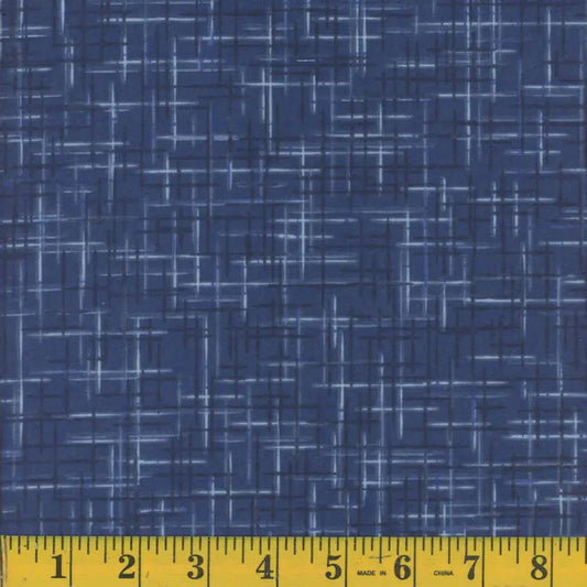 Flannel Linen look - True Navy