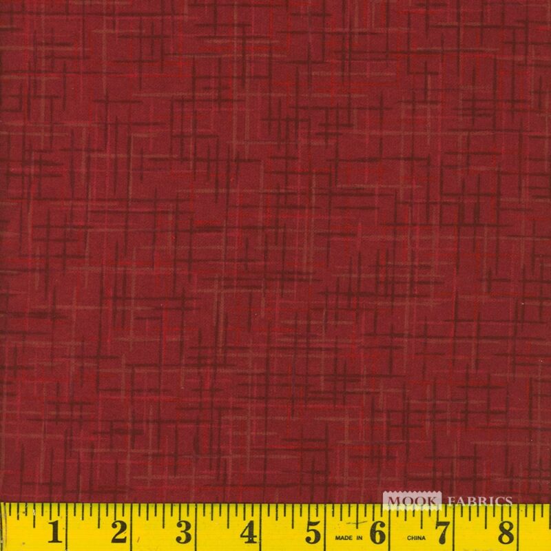 Linen Look Flannel  Cordovan red