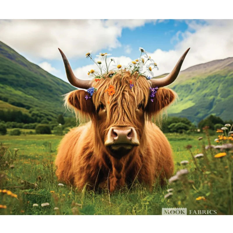 Highland  Cow panel
