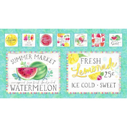 Sweet& Juicy - Fruity Panel with coasters