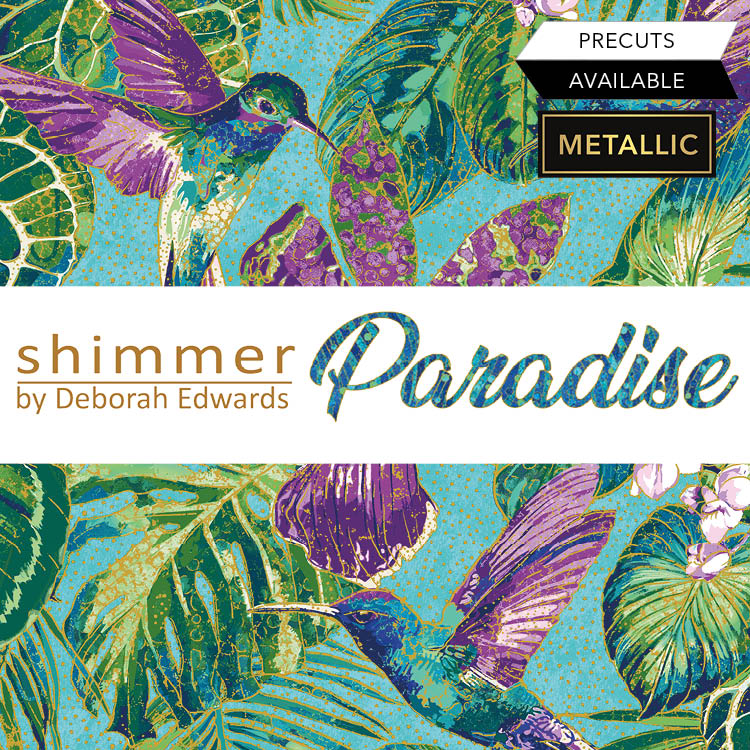 SHIMMER PARADISE  Layer cake