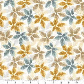 Autumn Vibes~Leaf Toss~Multi~Cotton