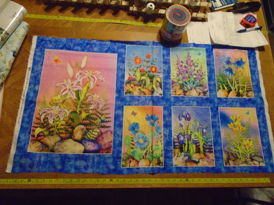 Floral panel