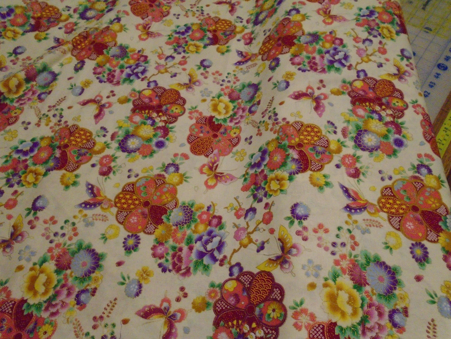 glitter butterfly's on white