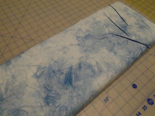 Batiks/ white blue