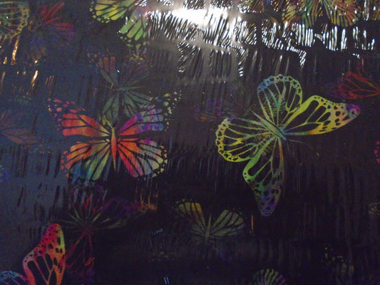 Butterfly's on black