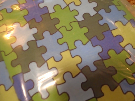 Puzzle - green /blue