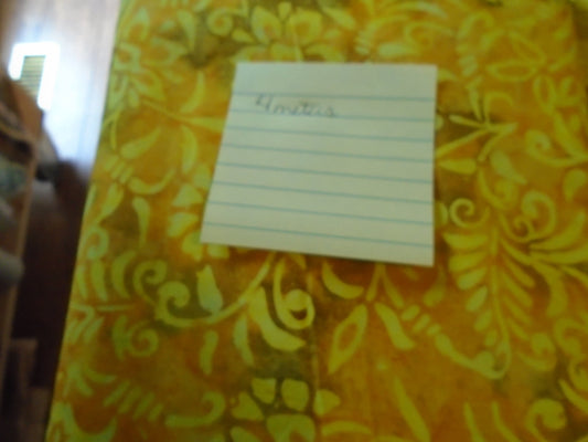 Batiks/ yellow brown