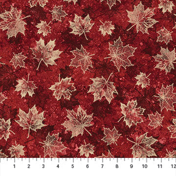 Red /Cream Maples leaves