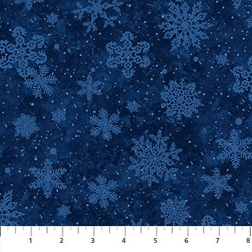 Father Christmas snowflake Navy