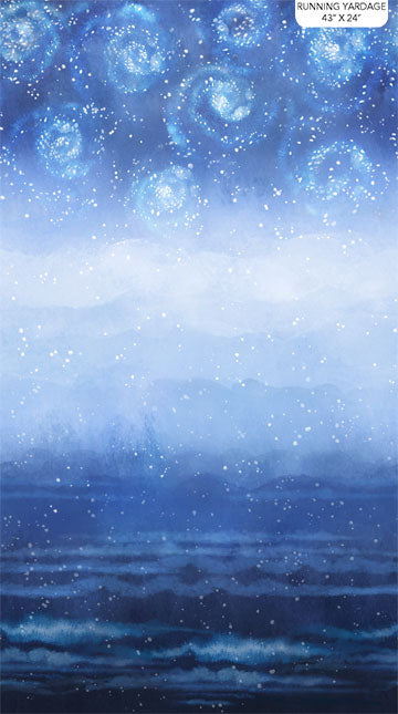 Dark Blue -Polar Frost Ombre