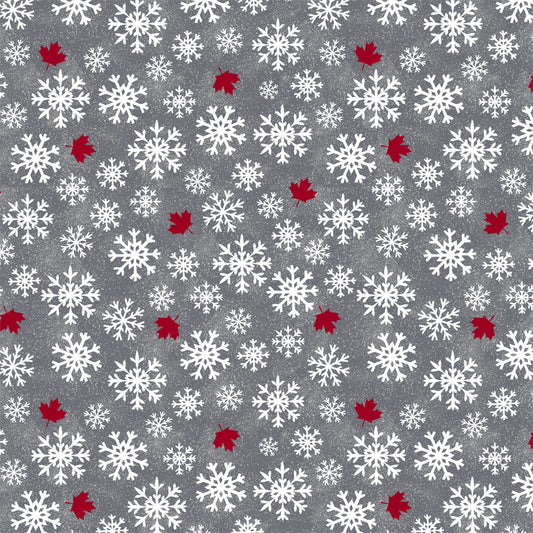 Grey snowflakes