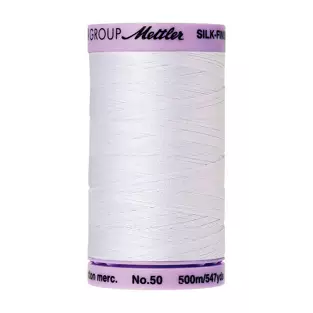 Mettler silk finish  50 wt White