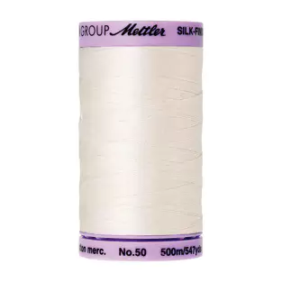 Mettler silk finish 50 wt  Antique White