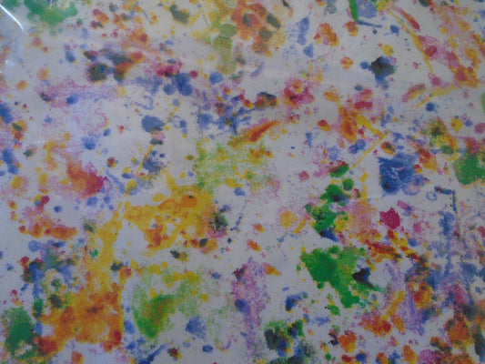 Wideback paint splatter white background