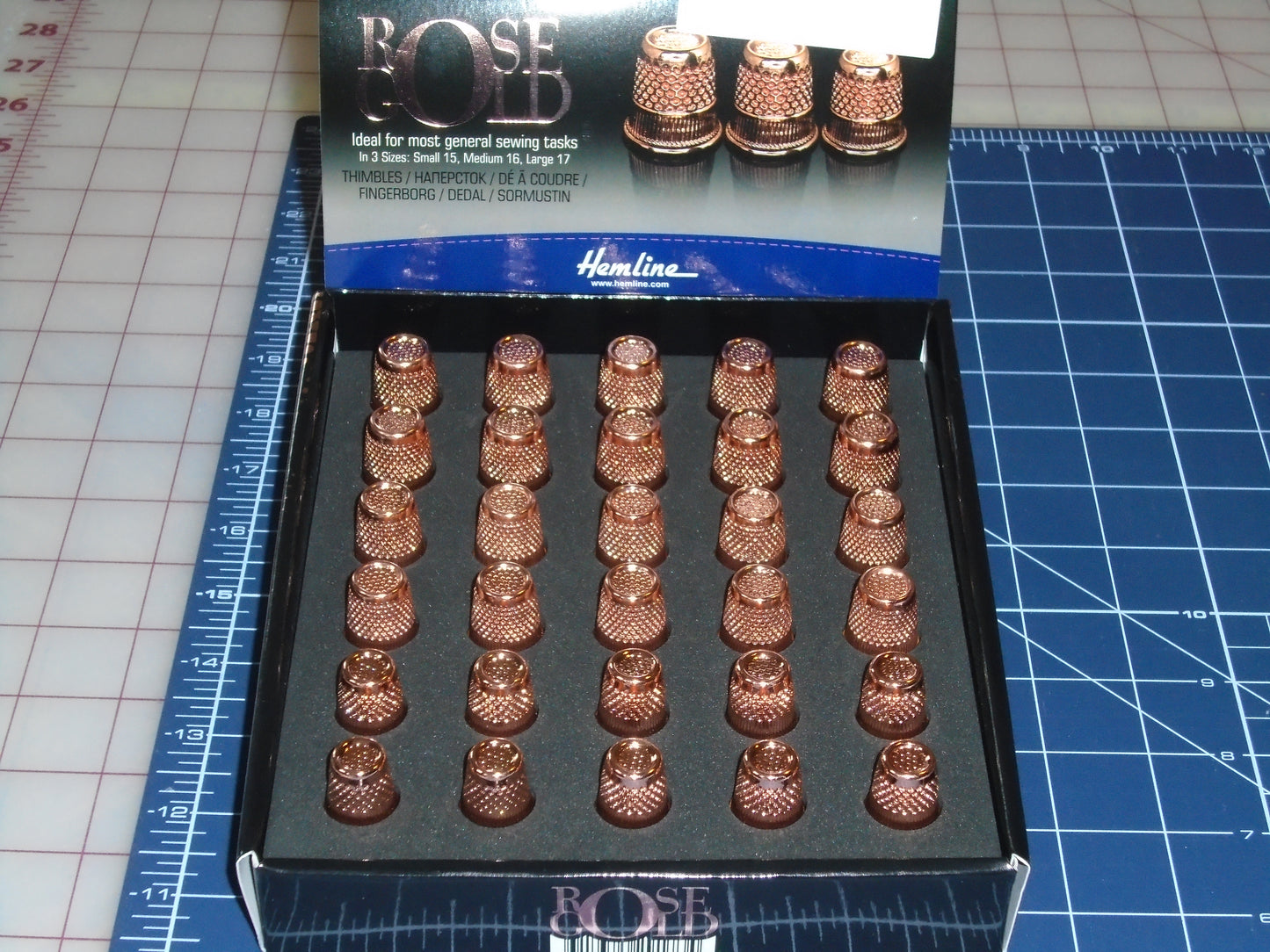 Rose Gold Thimbles