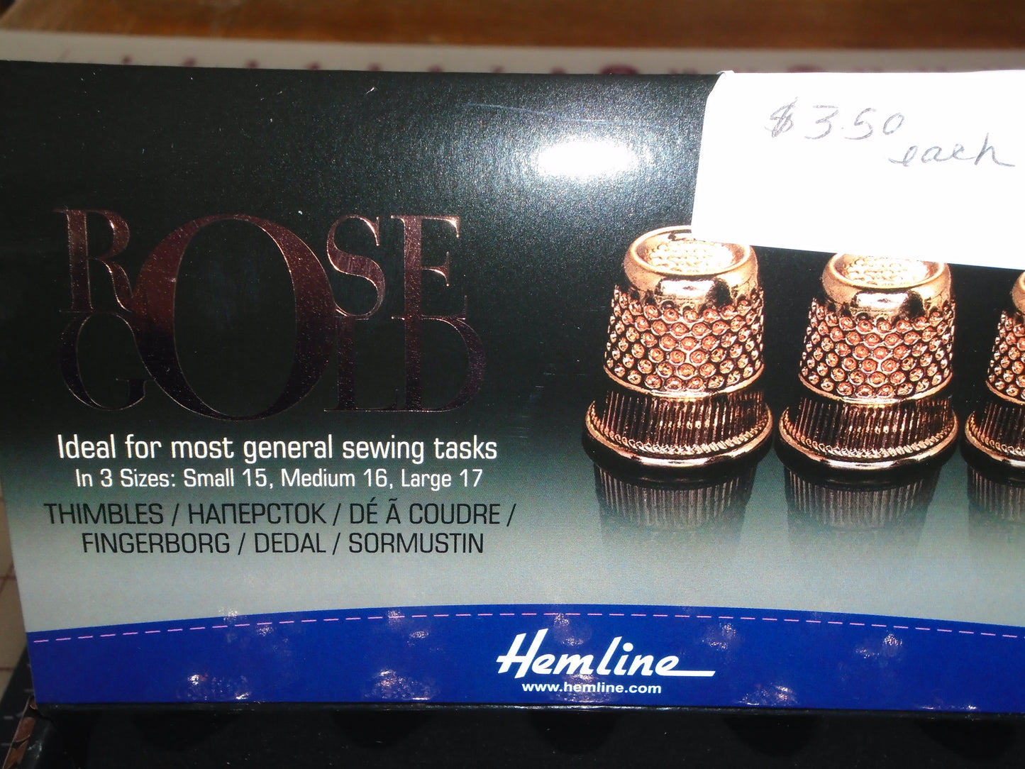 Rose Gold Thimbles