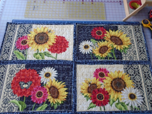 Sun lit blooms Placemats - individual mats