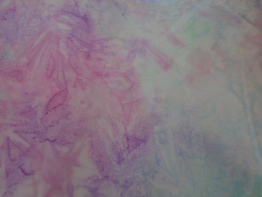 Batik pink blue white marble