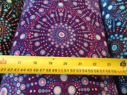 Mandala Purple background flannel