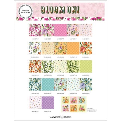 Bloom On  Fat quarter bundle