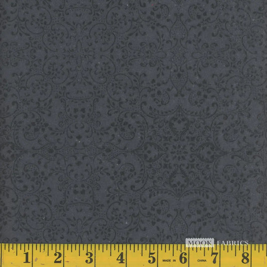 Black Flannel wide backing with pattern