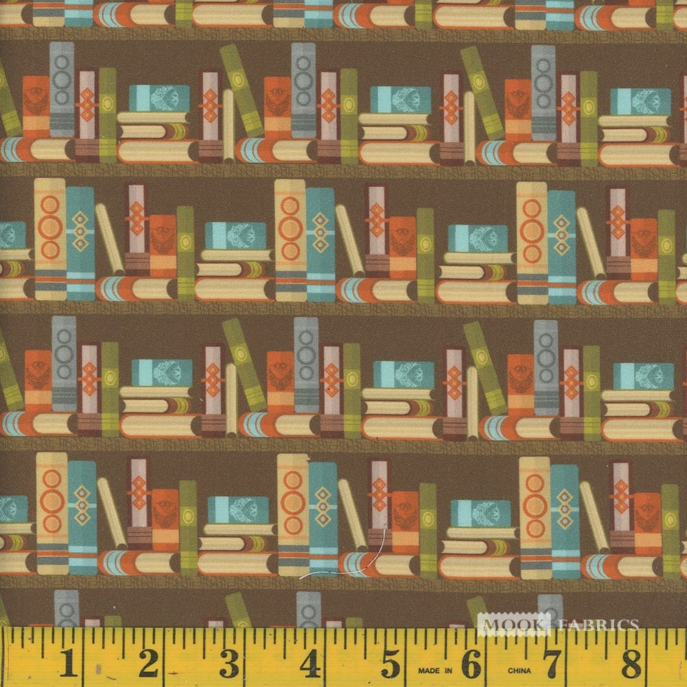 Books/brown background