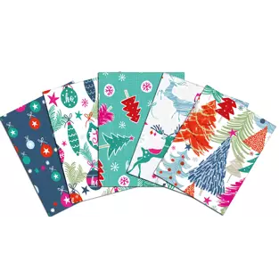 Colourful Christmas FQ bundle