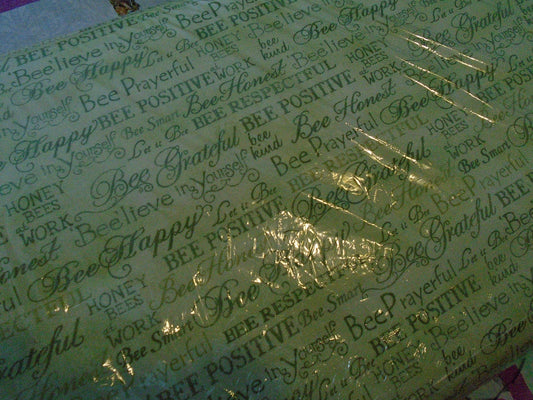 Words in green
