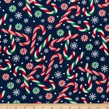 Candy canes on Navy back ground