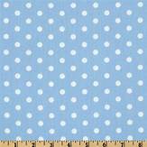 Baby Blue polka dot